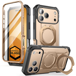 Carcasă Supcase pentru iPhone 17 Pro Max, Unicorn Beetle Grip Pro Mag, Desert Gold