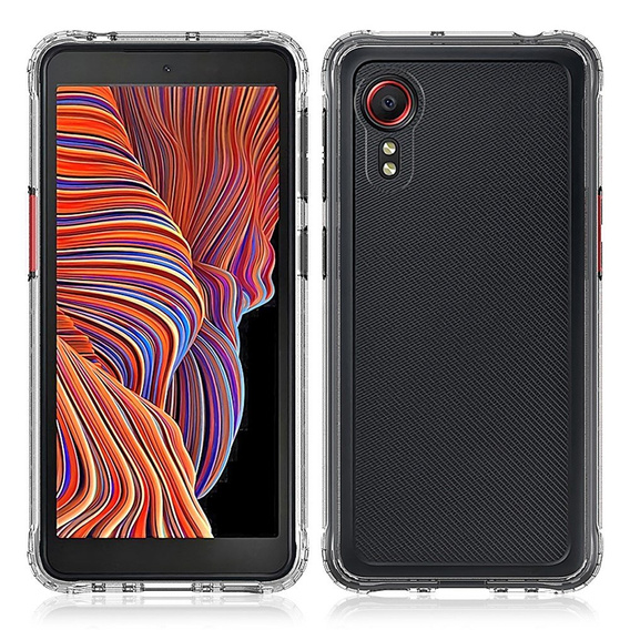 Huse pentru Samsung Galaxy Xcover 5, Fusion Hybrid, transparentă