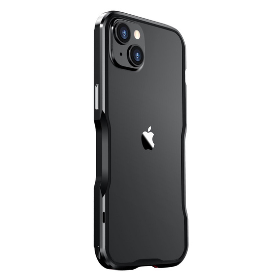 Husa LUPHIE pentru iPhone 14 Plus, Armor Bumper, negru
