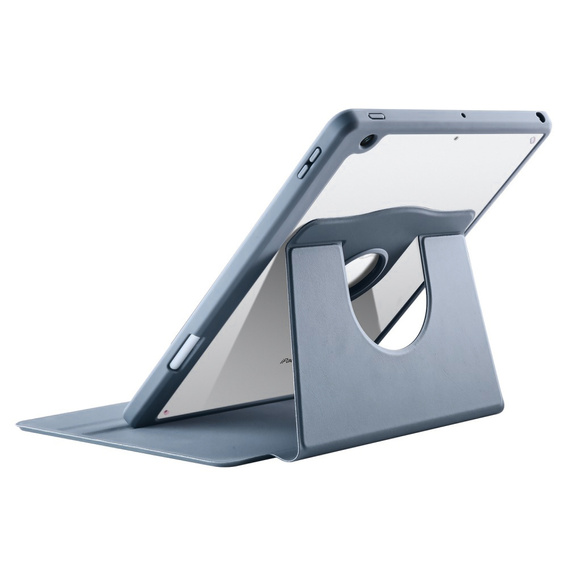 Husă pentru iPad 10.2" 2021/2020/2019 (9/8/7 gen.), cu spațiu pentru stylus, rotativ la 360 °, violet