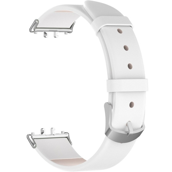 Curea din piele pentru Samsung Galaxy Fit 3, alb
