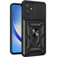 Husă blindată pentru Samsung Galaxy A34 5G, CamShield Slide, negru