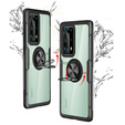 Huse pentru Huawei P40 Pro, Clear Ring, negru