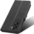 Cu clapetă pentru Honor 90 Lite 5G, Wallet Smart Magnet, negru