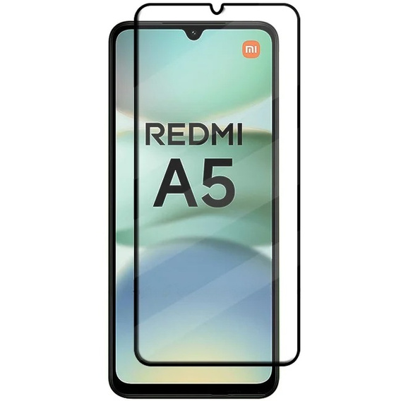 Sticlă călită 3D pentru Xiaomi Redmi A5, cadru negru