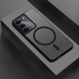 Husă pentru Realme 14X / Realme C75, pentru MagSafe, ERBORD Matt Case, negru