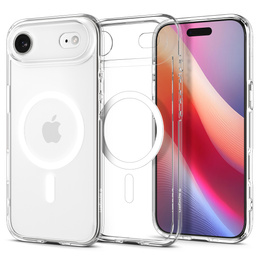 Carcasă Spigen Ultra Hybrid MagSafe pentru iPhone Air, transparentă/albă