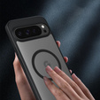 Husă pentru Google Pixel 9 Pro XL, Fusion Hybrid Case, pentru MagSafe, negru