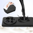 Huse pentru Xiaomi 15 Ultra, Silicone MagSafe, negru