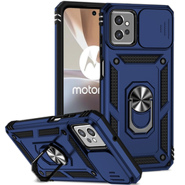 Husă blindată pentru Motorola Moto G32, CamShield Slide, albastru