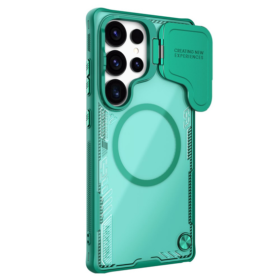 Carcasă pentru Samsung Galaxy S25 Ultra, carcasă blindată Nillkin, Icelade Prop, pentru Magsafe, verde