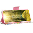 Cu clapetă pentru Samsung Galaxy A55 5G, Wallet, Tree of life, alb