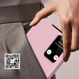 Husă cu clapetă pentru Samsung Galaxy A55 5G, Smart View Wallet, roz
