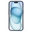 Husa pentru iPhone 15 Plus, Silicone Lite, albastru închis