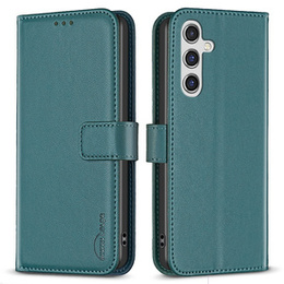 Cu clapetă pentru Samsung Galaxy A55 5G,BINFEN Wallet, verde