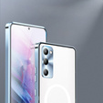 Carcasă de protecție pentru camera foto pentru Samsung Galaxy S20 FE, CamShield MagSafe, transparent / albastru