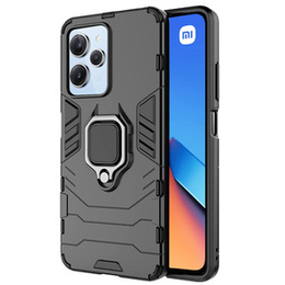 Huse pentru Xiaomi Redmi 12, Kickstand Ring, negru