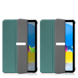 Husă pentru iPad 10.9 2022 10 Gen, Smartcase cu spațiu pentru stylus, verde