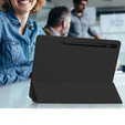 Husă pentru Samsung Galaxy Tab S10+ Plus, Smartcase cu spațiu pentru stylus, negru