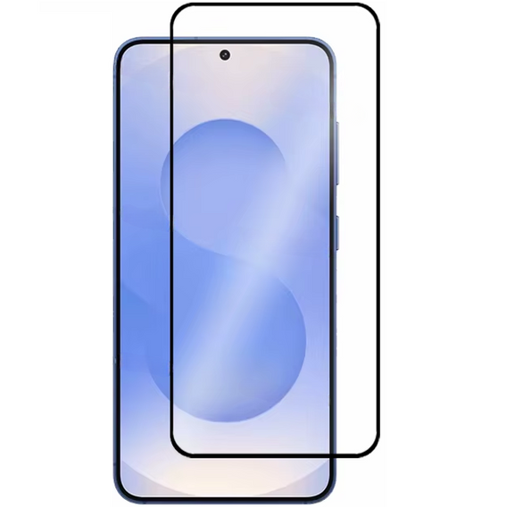 Sticlă călită 3D pentru Samsung Galaxy S25+, cadru negru
