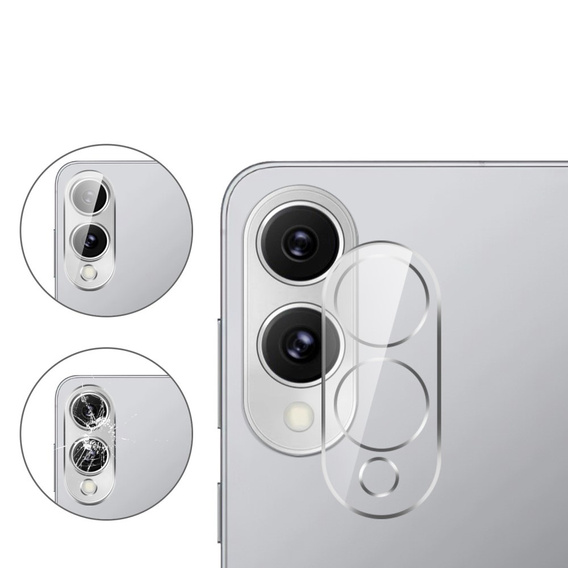 Sticlă temperată pentru camera foto pentru Samsung Galaxy S25 Edge, transparentă