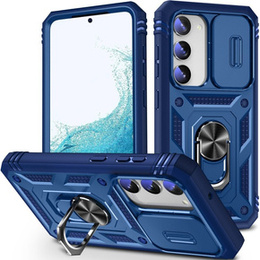Husă blindată pentru Samsung Galaxy S23, CamShield Slide, albastru