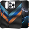 Carcasa pentru iPhone 16 Pro, Carbon Fiber MagSafe, albastru închis