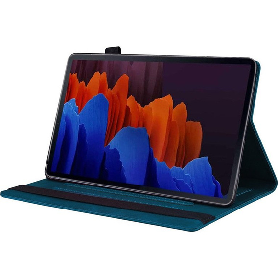 Husă pentru Lenovo Tab P12 Pro 12.6, Classic, cu spațiu pentru stylus, albastru