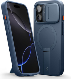 Husă pentru iPhone 16 Pro, Suritch Shockproof, pentru MagSafe, albastru închis