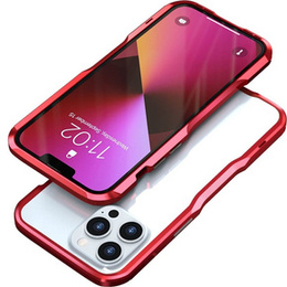 Husa LUPHIE pentru iPhone 13 Pro Max, Armor Bumper, roșu