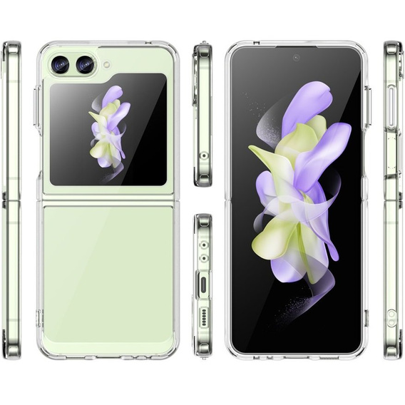 Huse pentru Samsung Galaxy Z Flip 5 5G, Fusion Hybrid, transparentă
