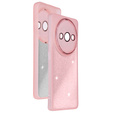 Huse pentru Xiaomi Redmi A3, Glittery Powder, roz
