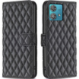 Cu clapetă pentru Motorola Edge 40 Neo, Wallet, BINFEN COLOR, negru