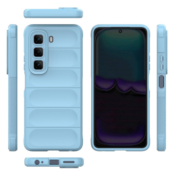 Huse pentru Infinix Hot 50 4G, Gaming Shockproof, albastru