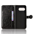 Husa cu clapetă pentru T Phone 3 5G, Wallet Rhombus, negru