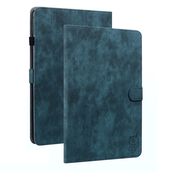 Huse pentru Samsung Galaxy Tab S9, Wallet Pen Slot, albastru