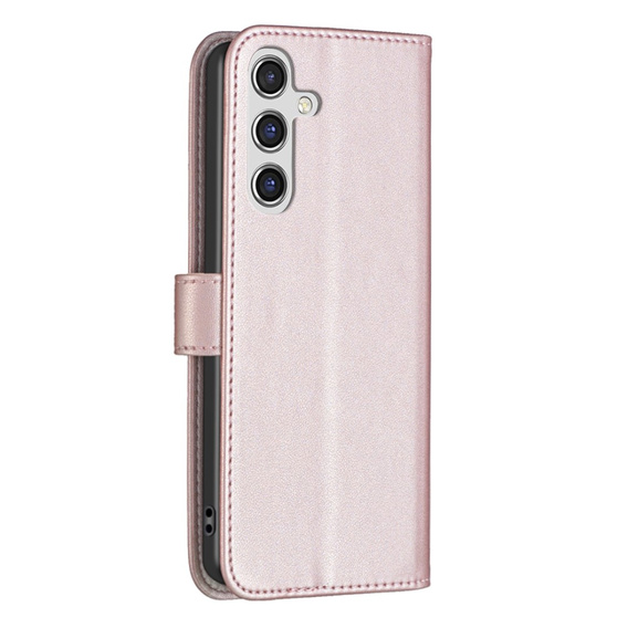 Husa cu clapetă pentru Samsung Galaxy A35 5G, BINFEN Wallet, roz