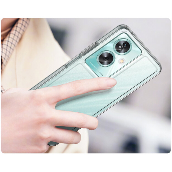 Huse pentru Oppo A79 5G, Fusion Hybrid, transparentă