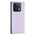 Cu clapetă pentru Xiaomi Redmi Note 13 5G, Wallet, BINFEN COLOR, violet