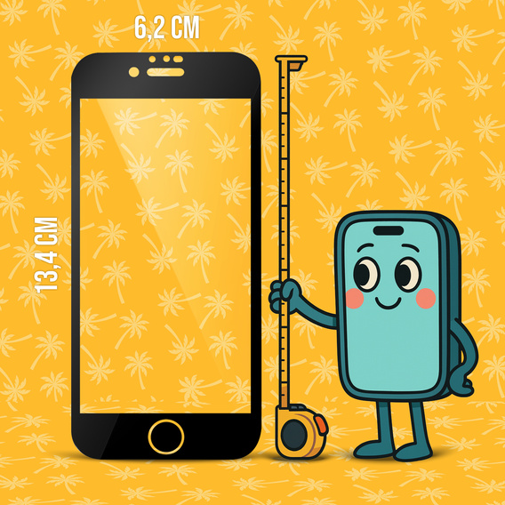 Sticlă ceramică 9D Flexi Palm pentru iPhone SE 2022 / SE 2020 / 8 / 7