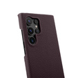Carcasă MELKCO pentru Samsung Galaxy S24 Ultra, din piele, violet