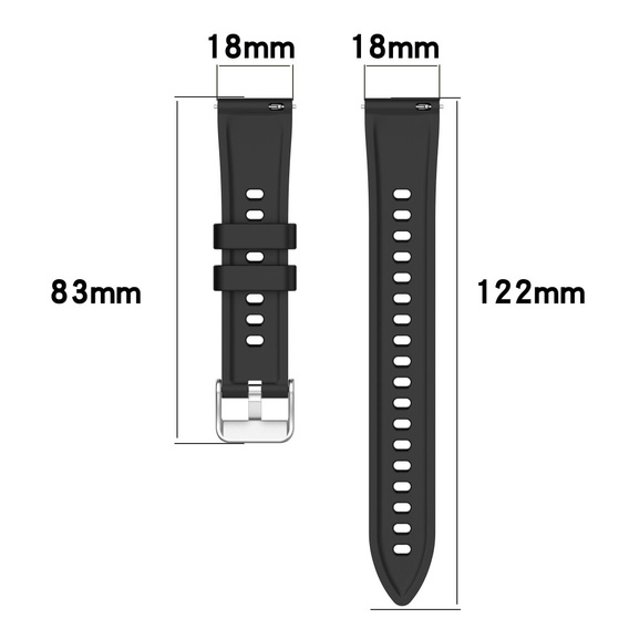 Curea universală din silicon 18mm