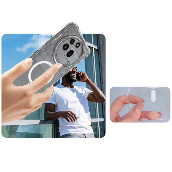 IMAK Huse pentru Nothing Phone 3a Pro, Dropproof, transparentă
