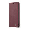 Husa CASEME pentru Samsung Galaxy S8, Leather Wallet Case, maroon