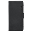 Cu clapetă pentru Oppo A38 4G / Oppo A18 4G, Card Slot, negru