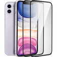 2x sticlă călită pentru iPhone XR / 11, ERBORD 3D pentru întregul display