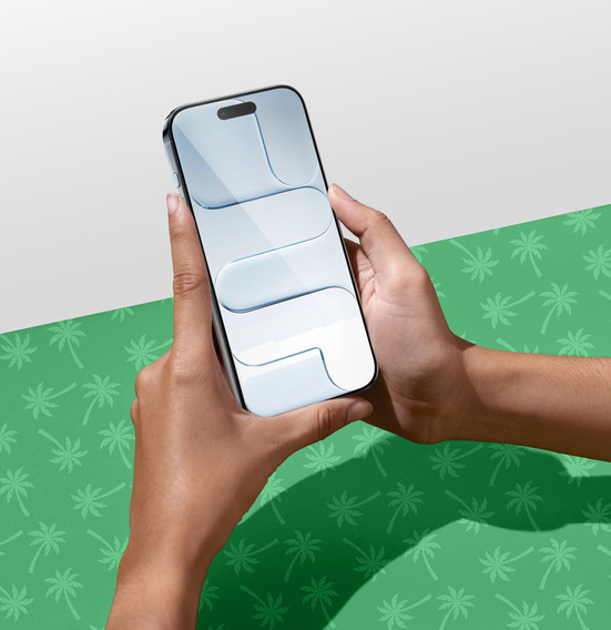 Sticlă temperată 5D Full Glue Smart Palm pentru iPhone Air