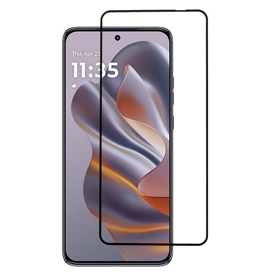 Sticlă călită 3D pentru Motorola Edge 50 Neo / Motorola ThinkPhone 25, cadru negru