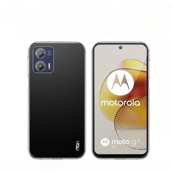 Husă MOFI pentru Motorola Moto G73 5G, subțire, transparentă