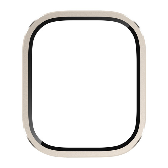 Szkło Hartowane z Ramką do Apple Watch Ultra 49mm, Złote